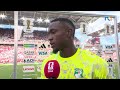 Réaction de Yaya Fofana au micro d’Yves Boris après le match contre l'Allemagne