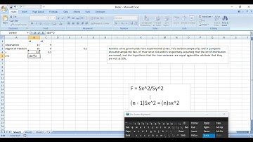 F test in excel #excel #hypothesistesting #inferentialstatistics #statistics