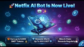 Netflix AI Bot Review Is This the Next Big Crypto #NetfixAI #NETToken #TelegramBot #CryptoMining