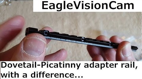 EagleVisionCam Dovetail-Picatinny adapter