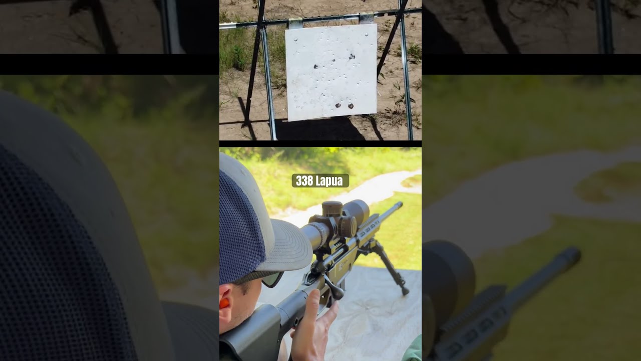 Impact Comparison 300 PRC Vs 338 Lapua 450yds 
