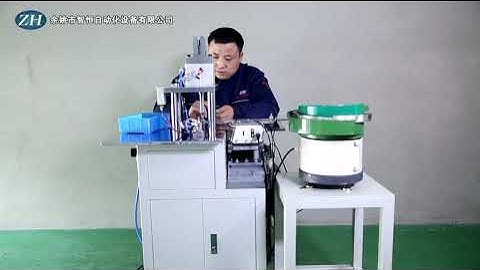 Semi-automatic riveting contact machine
