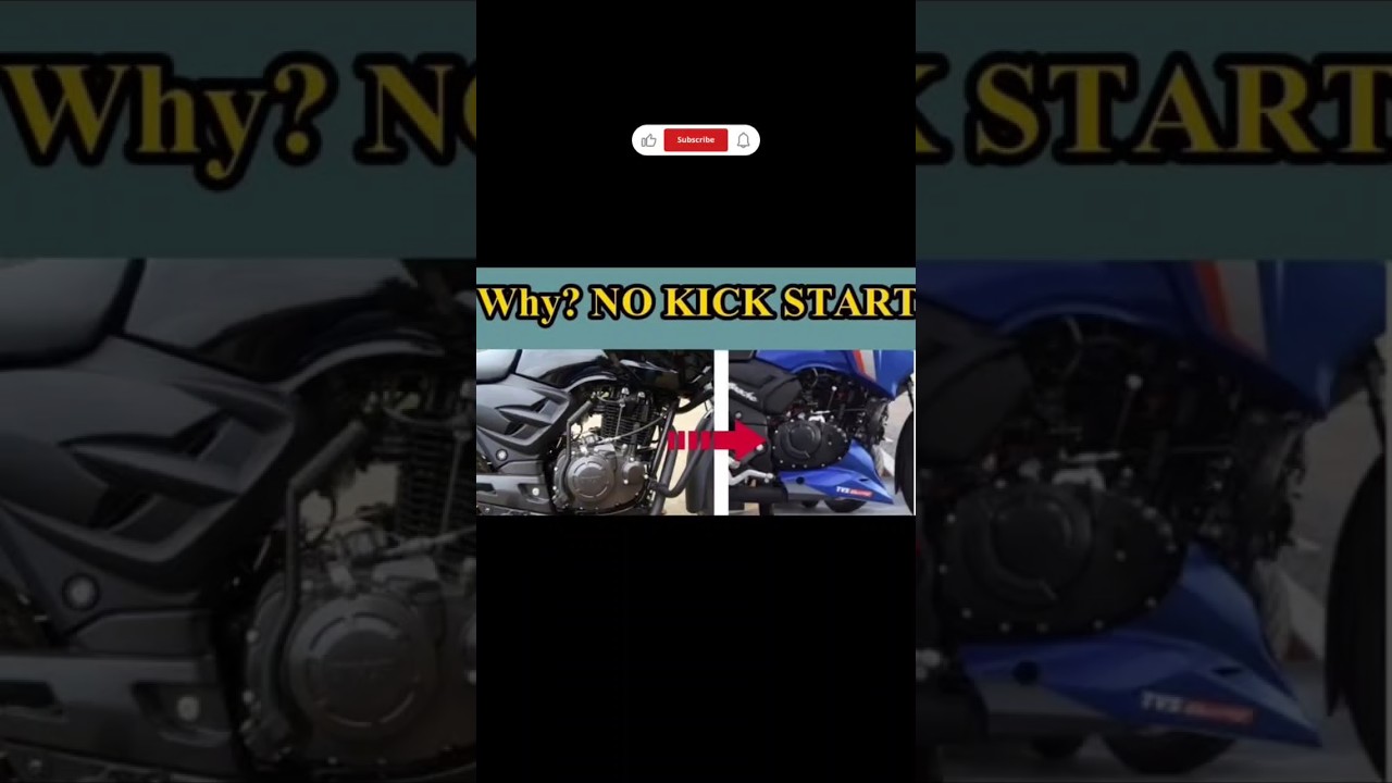 Why No Kick Start In Bikes 🤔 shortsvideo shortsfeed shortvideo 