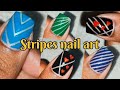 Top Stripes nail art design 💅ideas #youtubevideo ##youtubeshorts #shorts #nailart #shortsvideo #art