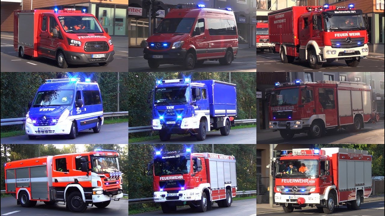 🎄 [1. Advent Special] Großübung Marktredwitz [Feuerwehr, BF Cheb, THW & Rettungsdienst im Einsatz]