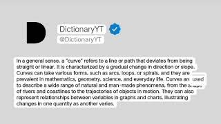 Curve Meaning in English