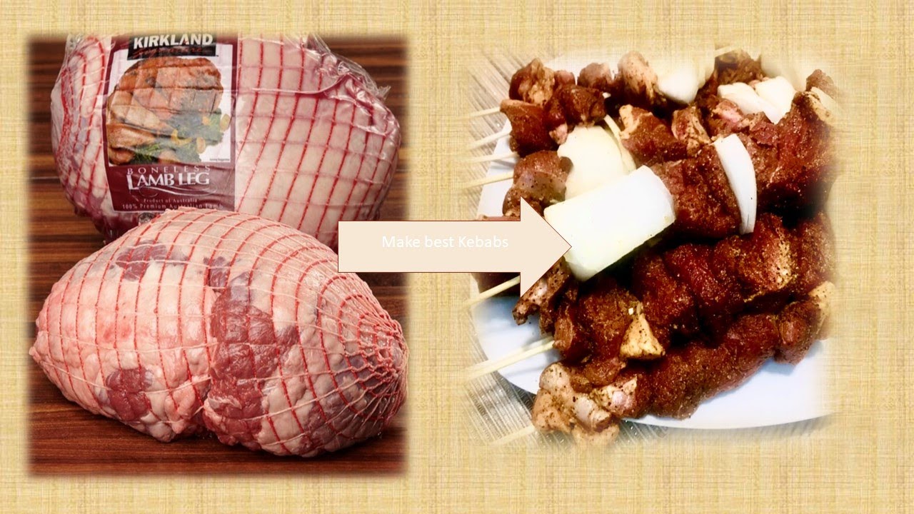 How to make Kebabs from Costco lamb. Lebanese style. YouTube