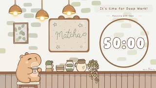 🍵 Таймер Помодоро 50/10 для концентрации | Отдых и перезагрузка | Атмосфера кафе + спокойствие | ... screenshot 4