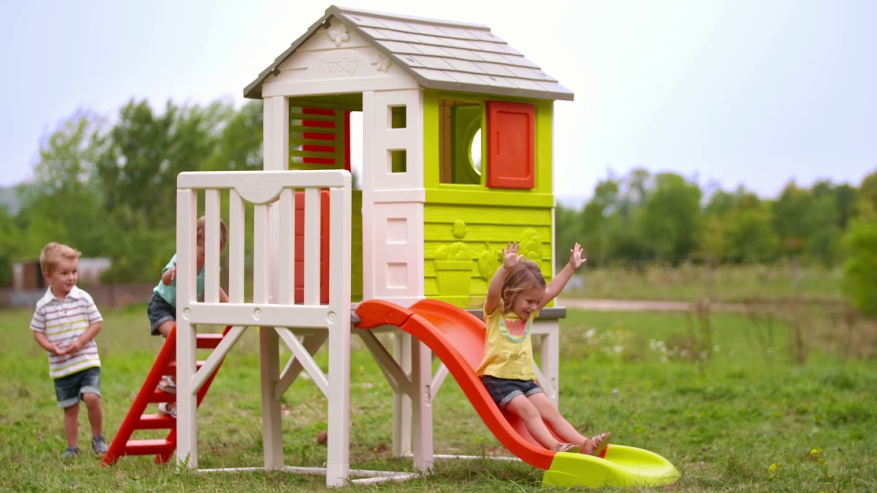 Maison nature et cuisine d'été Smoby : King Jouet, Cabanes et