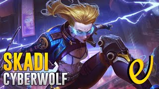 NEW SKIN for Skadi - Cyberwolf