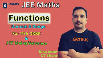 functions | domain and range | jee maths | cbse maths