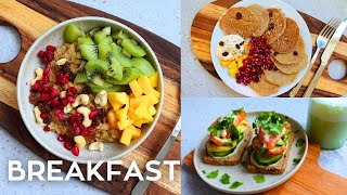 VEGAN BREAKFAST IDEAS x 3 (Gluten free, healthy, easy recipes) + Quinoa Porrige Recipe