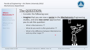 1st Lecture   introduction to Mechatronics