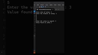 C++ : Searching Number in Dynamic Array #shorts #youtubeshorts
