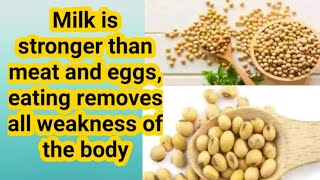 Milk is stronger than meat and eggs, eating removes all weakness of the body
