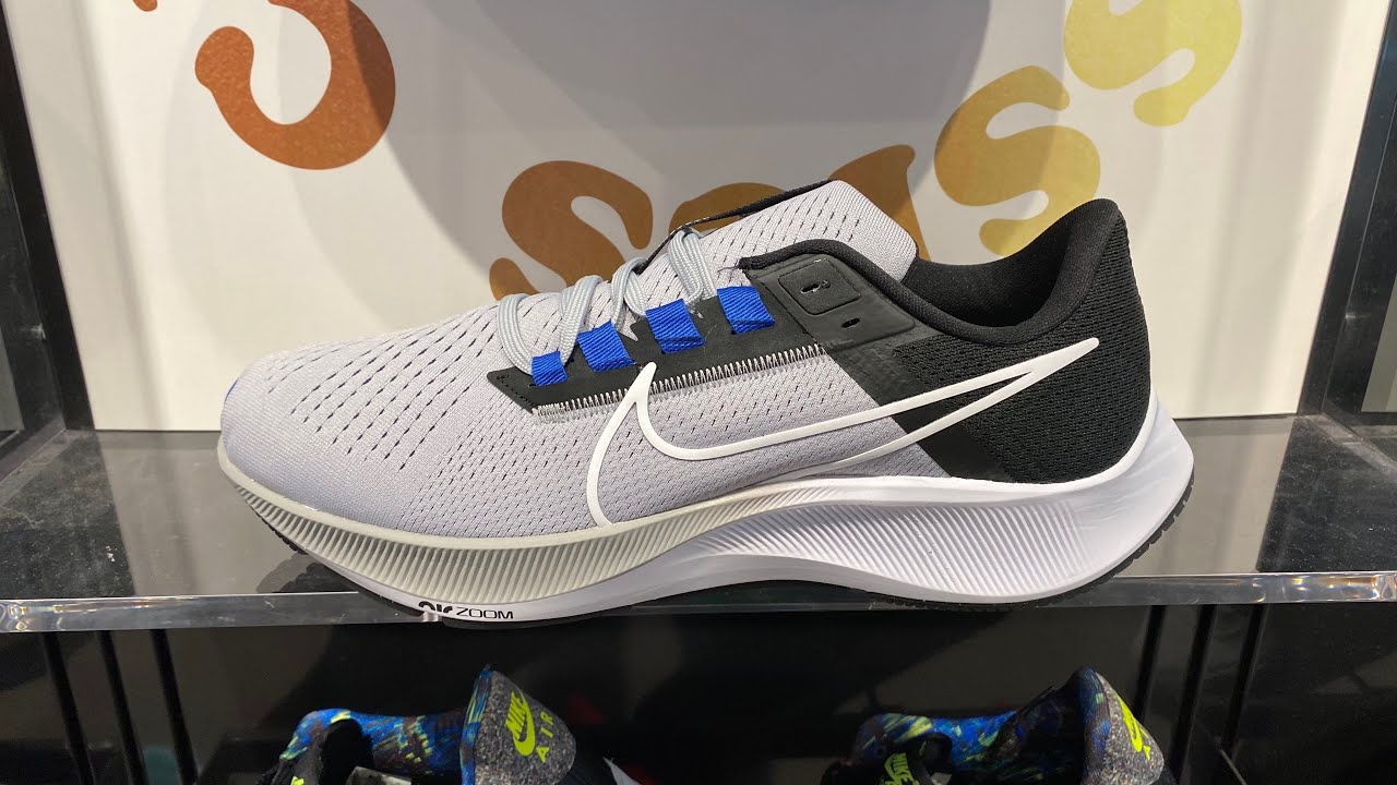 Excursión entrada compensar Nike Air Zoom Pegasus 38 Mens (Wolf Grey/Black/Hyper Royal/White) - YouTube