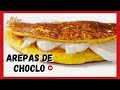 🌽 AREPAS de CHOCOLO con QUESO COLOMBIANAS 🌽 COMO hacer CACHAPAS o choclo