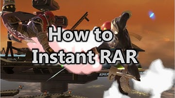 【SSBU】How to Instant RAR (Smash Ultimate)