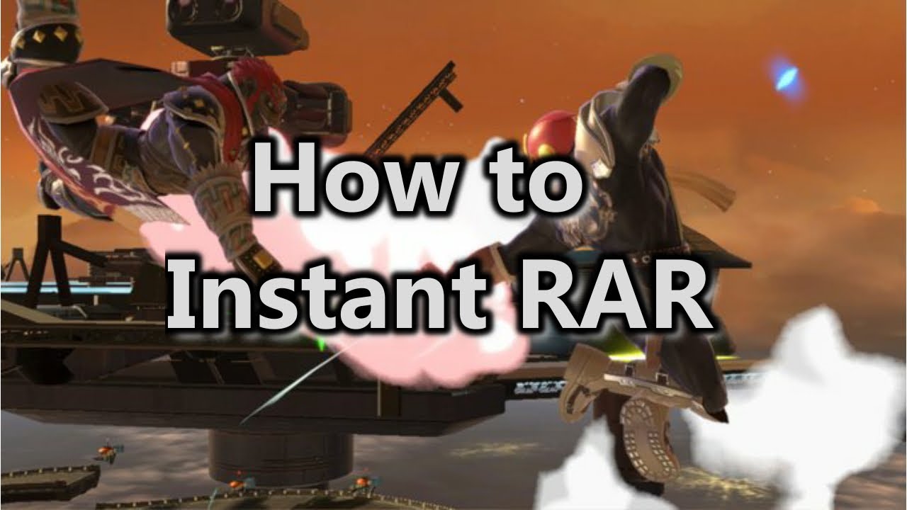 【SSBU】How to Instant RAR (Smash Ultimate)