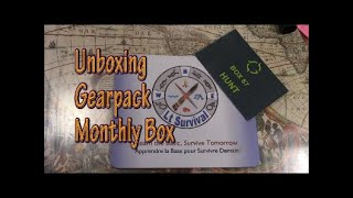 Unboxing Gearpack Mounthly box # 67 :   Hunt