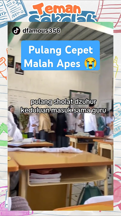 Dihukum gara-gara pulang Dzuhur keduluan masuk sama guru 😭 #videolucu #povsekolah #shorts
