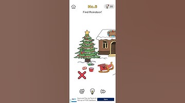 Brain out Save Santa level no.6 Find Reindeer!