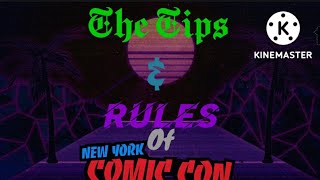 The Tips and Rules of Comic Con