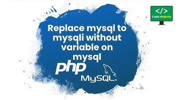 Replace mysql to mysqli without variable on mysql