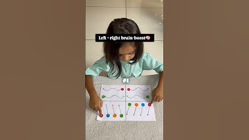 left right brain boost #brainboost #kids #activity #shorts #shortsfeed #youtubeshorts #viral #trend