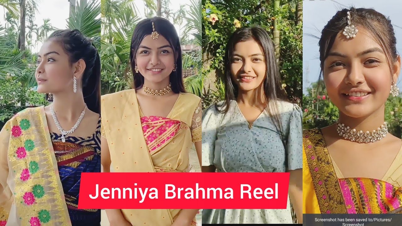 Jenniya brahma Reel | Instagram reel | Cute Bodo girl | Cute girl viral 