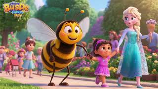 🐝The Bumblebee’s Busy Day | Elsa and Her Daughter’s Garden Song