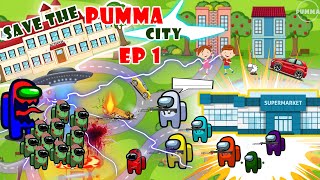 AMONG US Zombie Season 4 - Save the Pumma City EP1 - Among Us Zombies Animation