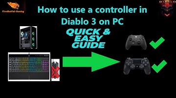 Diablo 3: How to Use a Controller in Diablo 3 on PC - Quick & Easy 2 Step Guide