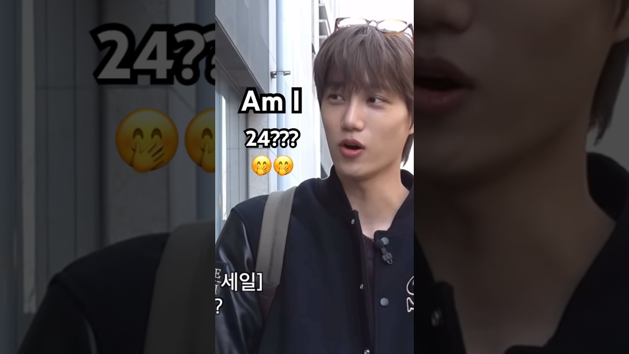 Kai is happy to be 24! 🤭#Jeongwaja #EXO #KAI #카이