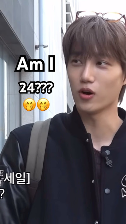 Kai is happy to be 24! 🤭#Jeongwaja #EXO #KAI #카이