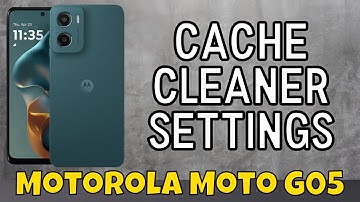 Motorola Moto G05 Clear Cache || How to clear cache || Cache cleaner settings