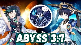 Edgy Anemo Bois...?? C0 Wanderer & C0 Xiao Challenges Abyss 3.7! - Genshin Impact
