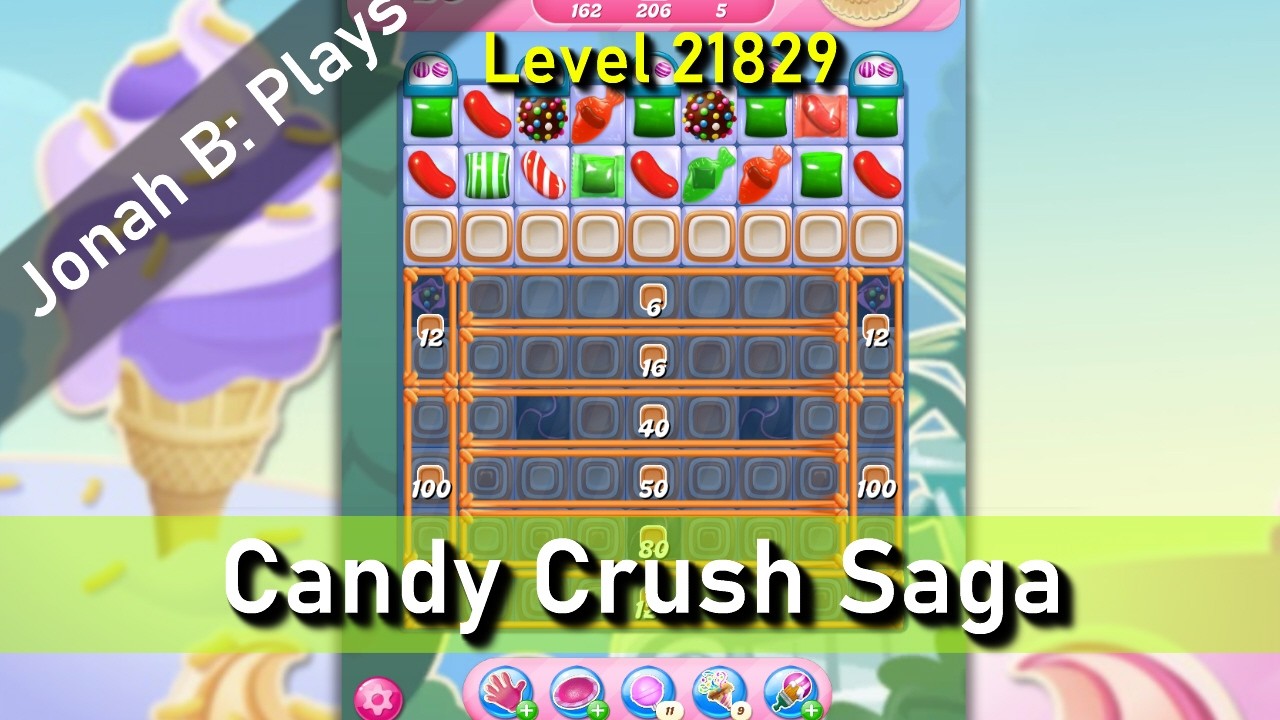 Candy Crush Saga Level 21829 - YouTube