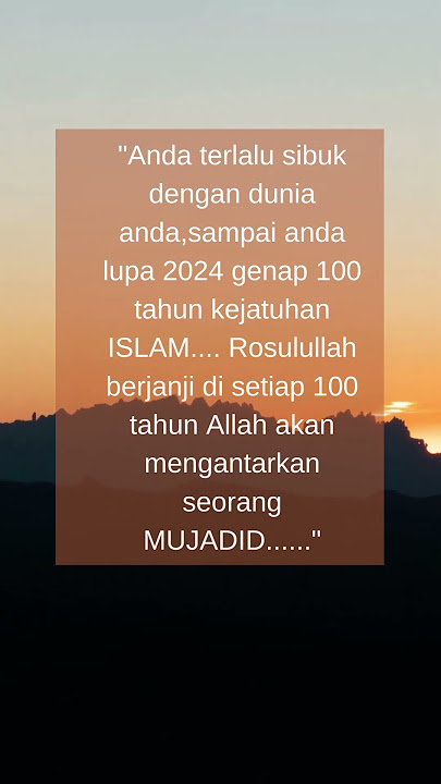 2024 genap 100 tahun kejatuhan islam#shorts #islam #motivation