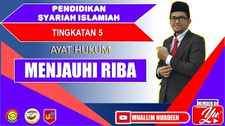 MENJAUHI RIBA (Ayat Hukum) Ting 5 PSI KSSM 2021