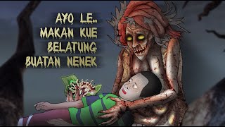 Diculik Wewe Gombel & Dijadikan Anaknya #HORORMISTERI | Kartun hantu, Animasi Horor