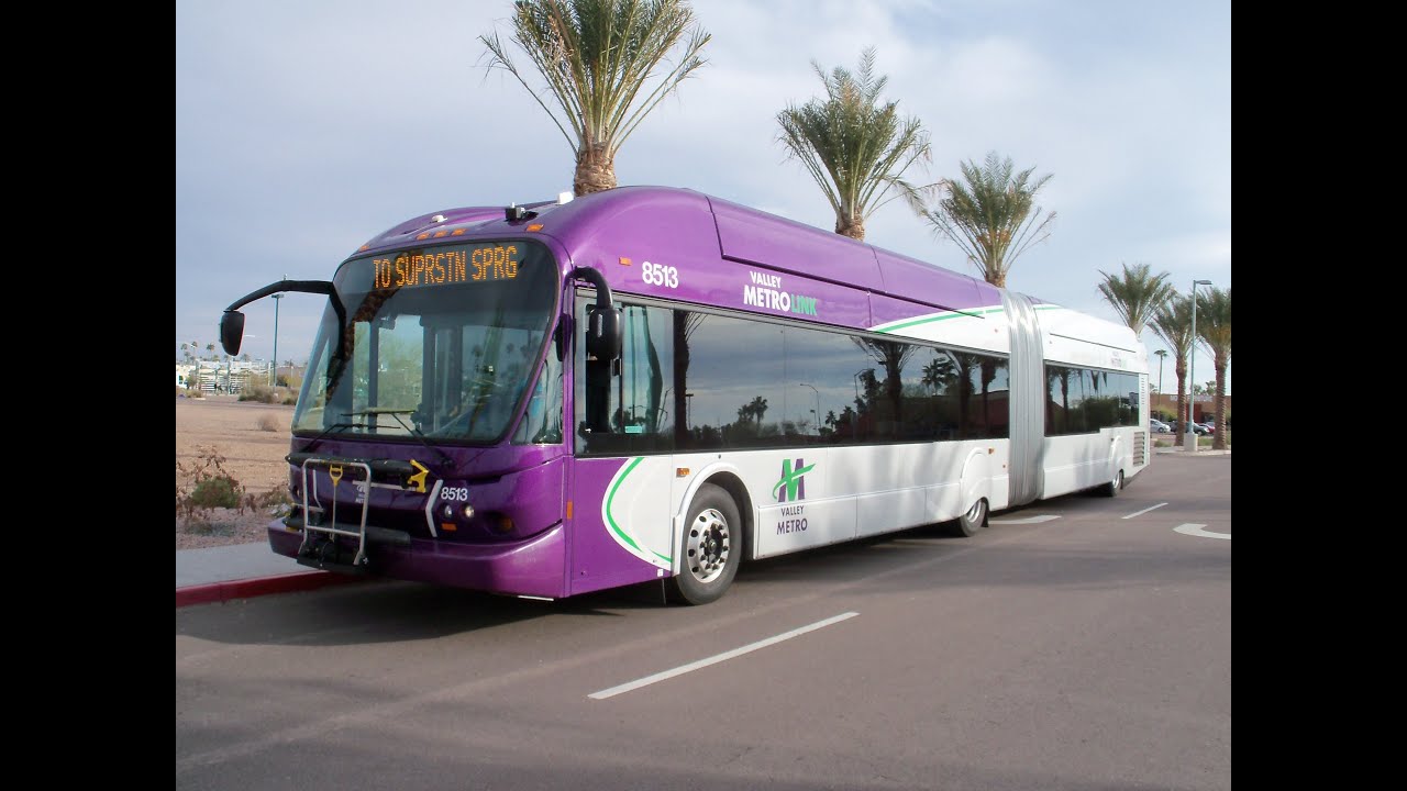 valley metro phoenix 2008 new flyer d62lfa diesel 8514 w new flyer d62lfa