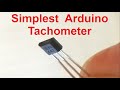 Arduino Uno Tachometer RPM using 3144 Hall Effect Sensor