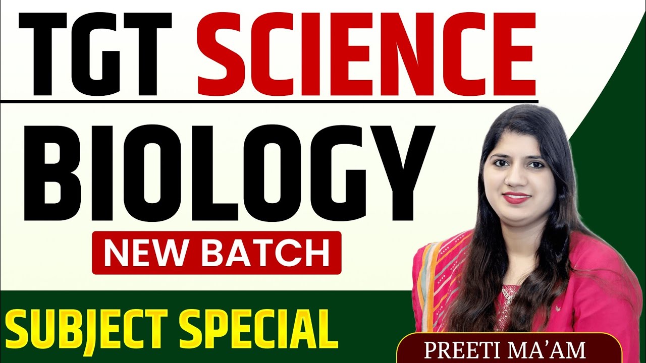 TGT BIOLOGY NEW BATCH 2026 ||Htet CTET DSSSB KVS Screening emrs || by PREETI Mam