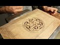 Wood carving. Book box