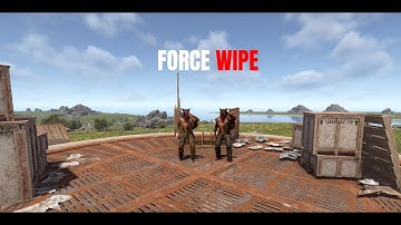 Rust - Force Wipe (Hunting For Blueprint Fragments)