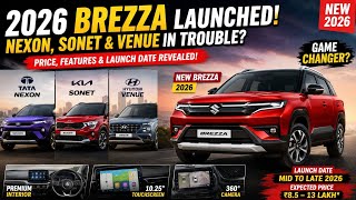 🔥 2026 Maruti Brezza Facelift First Look – Nexon & Sonet के लिए खतरा!
