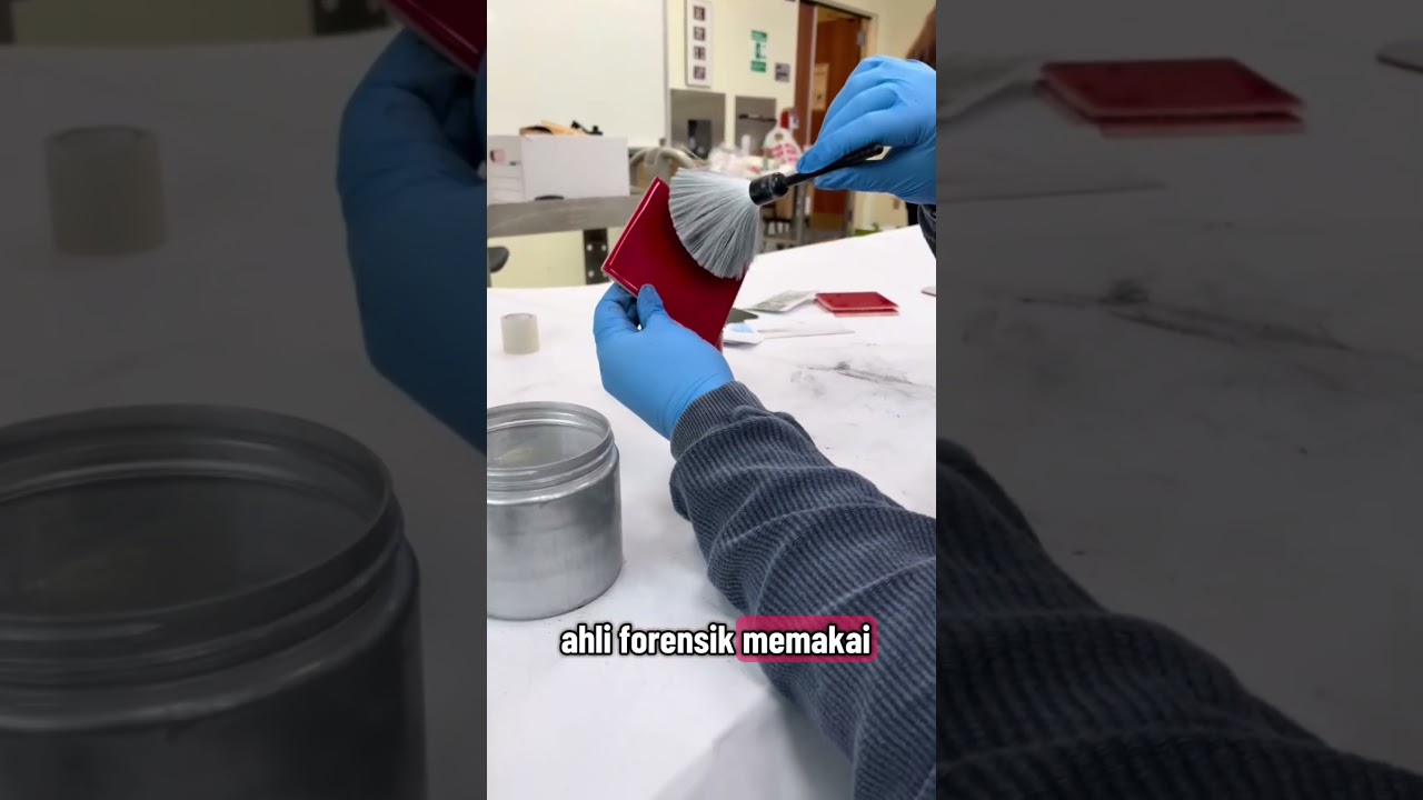 cara ahli forensik nemuin sidik jari #bahasyuk #shorts