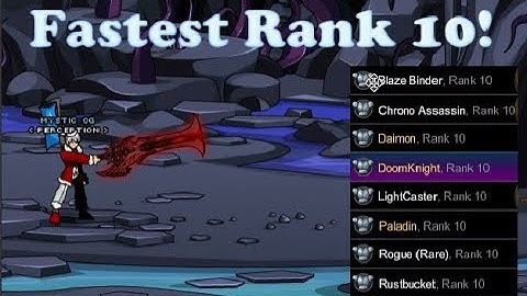 Fastest way to rank 10 class=AQW=