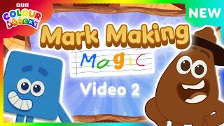 Let's Make Wavy Lines! | Mark Making Magic Ep.2 | Colourblocks